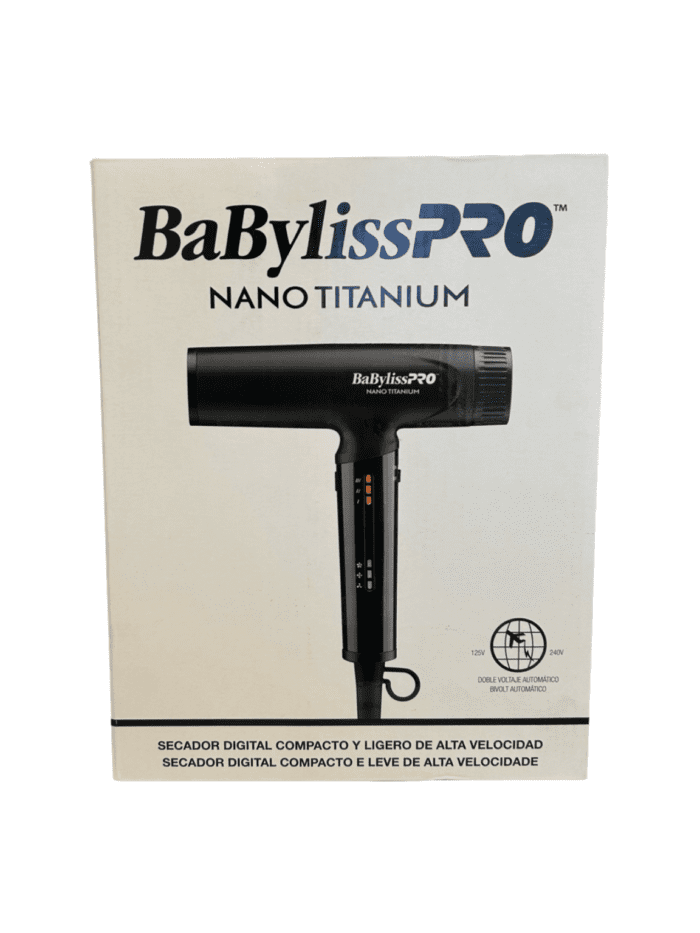 Secador de Pelo BaBylissPRO Nano Titanium Compacto – Profesional y Liviano - Imagen 3