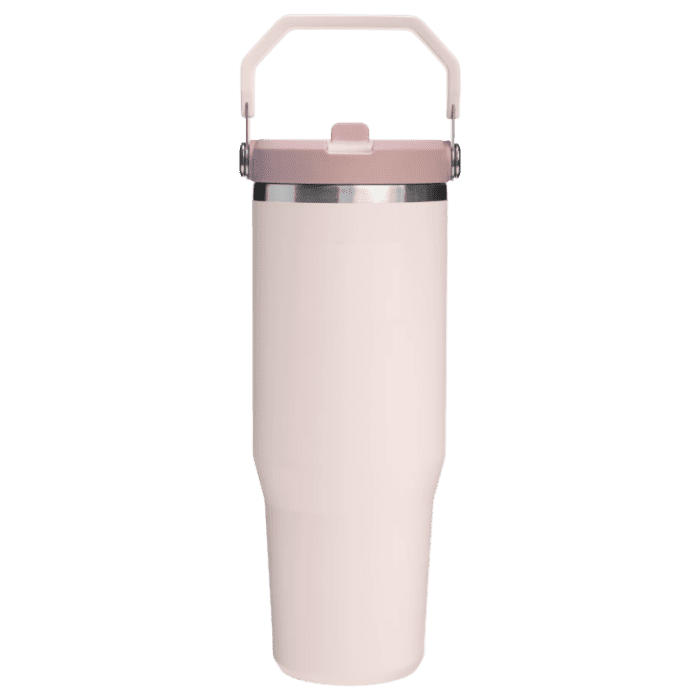 Botella Termica Stanley Flip Straw Tumbler 887ml  Rose Quartz - Imagen 4