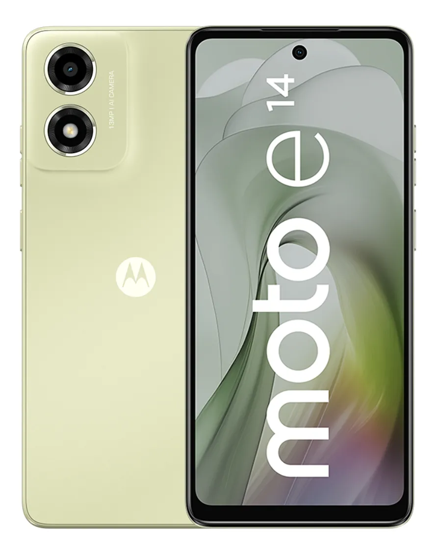 Celular Motorola E14 2gb + 64gb Ram Verde Claro - Imagen 3